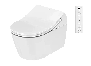 Унитаз подвесной TOTO RP CW542ERY с крышкой-биде WASHLET TCF894CG безободковый, слив торнадо, белый купить в интернет-магазине Sanbest