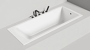 Ванна Salini Cascata S-Sense 180х80 104213G белая купить в интернет-магазине Sanbest
