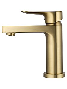 Смеситель для раковины WONZON & WOGHAND Blend, Брашированное золото (WW-A40222-BG) купить в интернет-магазине сантехники Sanbest