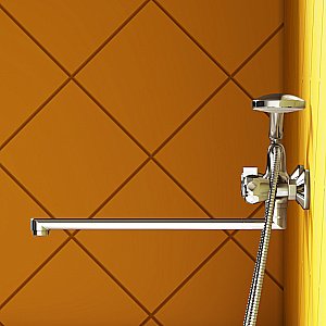 Смеситель для ванны Dorff Modern D7095000 хром купить в интернет-магазине сантехники Sanbest