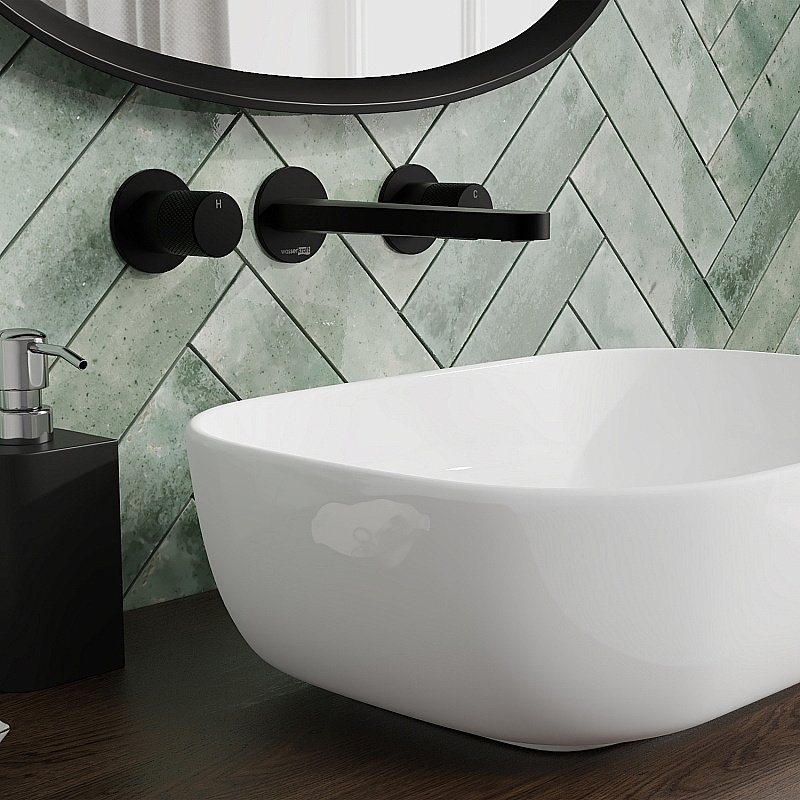 Смеситель для раковины WasserKRAFT Fulda 5245 черный матовый купить в интернет-магазине сантехники Sanbest