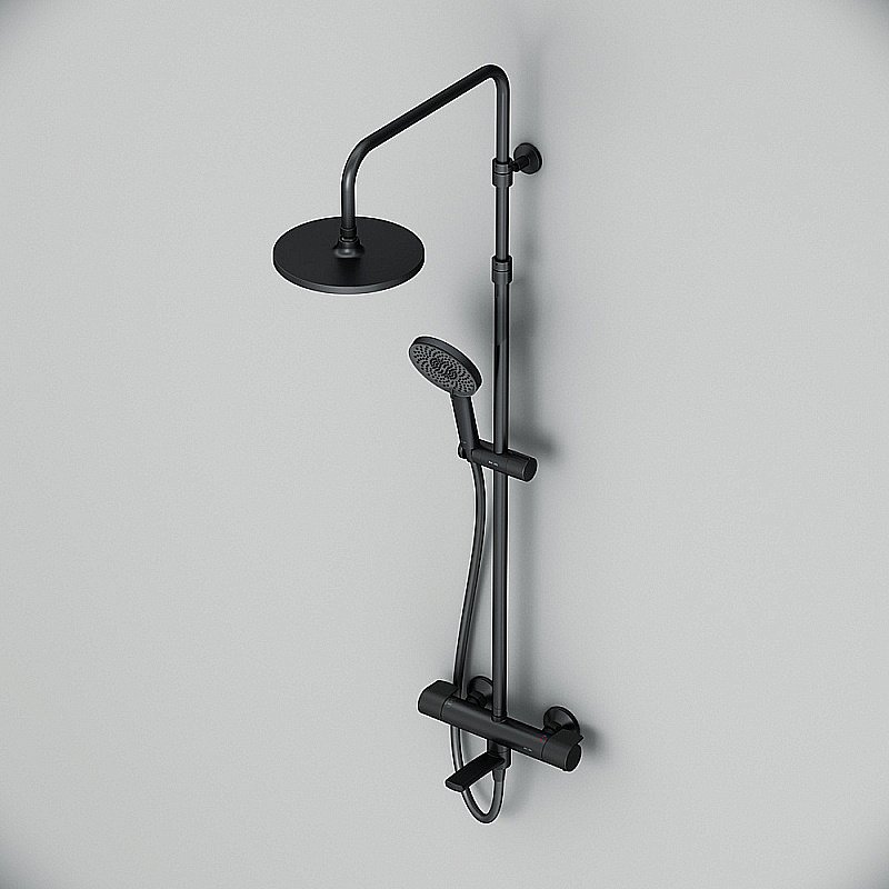 Душевая система AM.PM X-Joy F0785A522 черная купить в интернет-магазине сантехники Sanbest