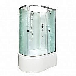 Душевая кабина Deto ЕМ4512 N с гидромассажем правая купить в интернет-магазине сантехники Sanbest