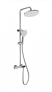 Душевая система с термостатом WONZON & WOGHAND MUSE Corno , Хром (WW-B2091-A-CR) купить в интернет-магазине сантехники Sanbest