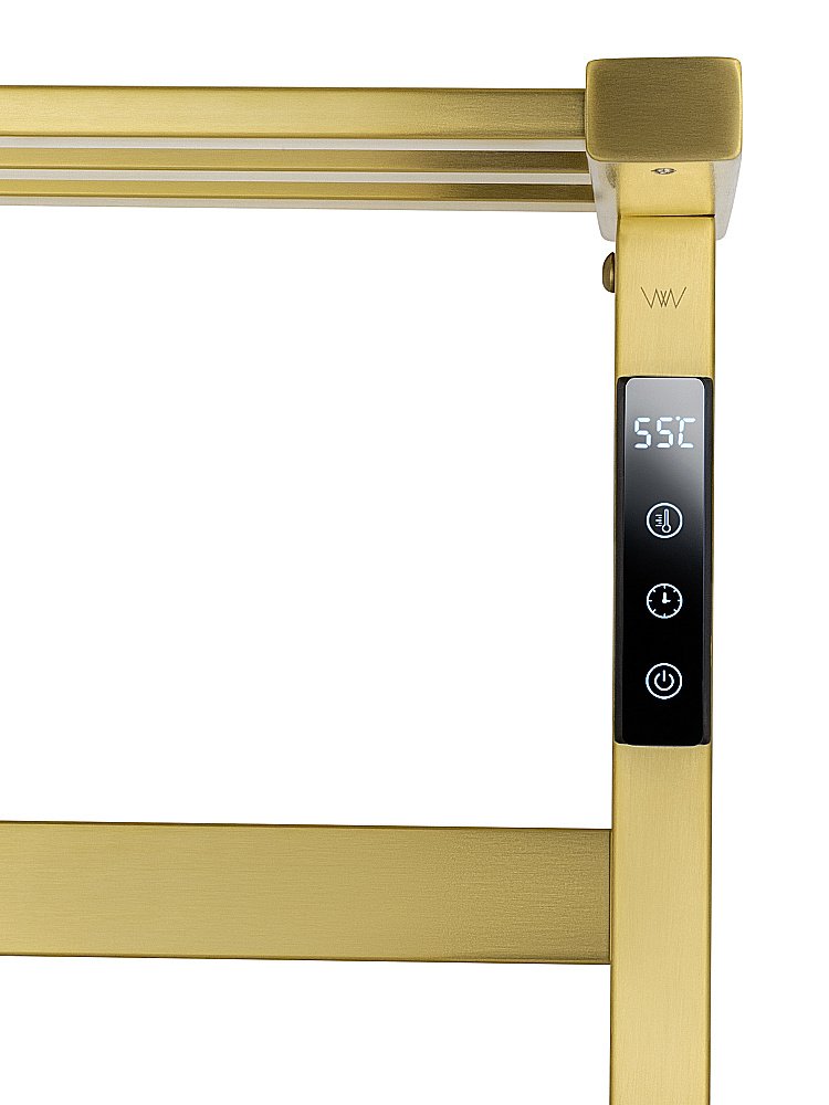 Полотенцесушитель электрический WONZON & WOGHAND FRANKFURT, Брашированное золото (WW-A1026-BG) купить в интернет-магазине сантехники Sanbest