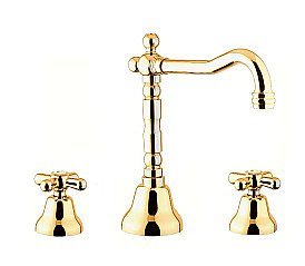 Смеситель для раковины Webert Armony AM750202010 золото купить в интернет-магазине сантехники Sanbest