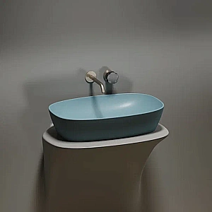 Раковина Ceramica Nova Element 60 CN6049MLG зеленая матовая купить в интернет-магазине Sanbest