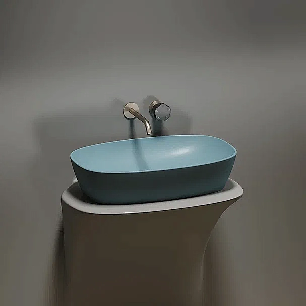 Раковина Ceramica Nova Element 60 CN6049MLG зеленая матовая купить в интернет-магазине Sanbest