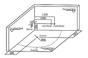 Ванна акриловая Gemy Arc-shape G9082 O 152х152 белая с гидромассажем купить в интернет-магазине Sanbest