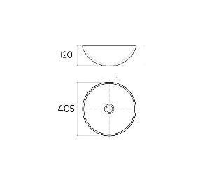 Раковина накладная Bronze de Luxe Persia 40,5 2008 белая, с декором купить в интернет-магазине Sanbest