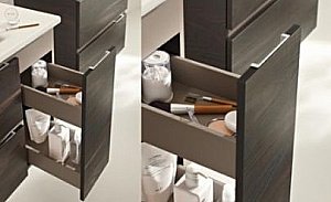 Тумба с раковиной Jacob Delafon SOPRANO EB1333 80 белая глянцевая для ванной в интернет-магазине Sanbest