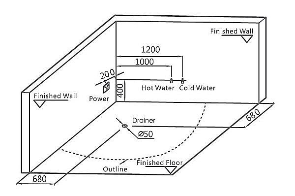 Ванна акриловая Gemy Arc-shape G9082 O 152х152 белая с гидромассажем купить в интернет-магазине Sanbest
