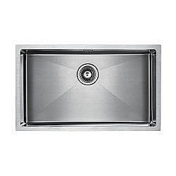 Мойка кухонная Paulmark Koher PM807444-BS Хром купить в интернет-магазине сантехники Sanbest