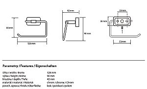 Держатель для туалетной бумаги Bemeta Niki 153112022 купить в интернет-магазине сантехники Sanbest