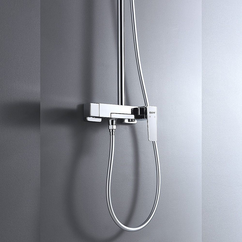 Душевая система Black&White Universe UK8500C хром купить в интернет-магазине сантехники Sanbest