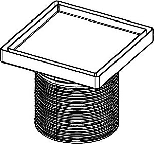 Душевой трап TECE Drainpoint S с сифоном 3603500 хром купить в интернет-магазине Sanbest