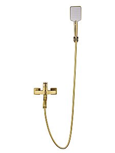 Смеситель для ванны WONZON & WOGHAND FLEX, Брашированное золото (WW-639906-BG) купить в интернет-магазине сантехники Sanbest