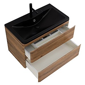 Тумба с раковиной BelBagno ALBANO 80 подвесная Rovere Rustico для ванной в интернет-магазине Sanbest