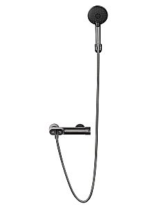 Смеситель для душа с встроенным изливом WONZON & WOGHAND MUSE Corno, Темный графит (WW-A30902-BGG) купить в интернет-магазине сантехники Sanbest