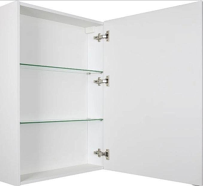 Зеркальный шкаф Aquanet Алвита 60 белый купить в интернет-магазине сантехники Sanbest