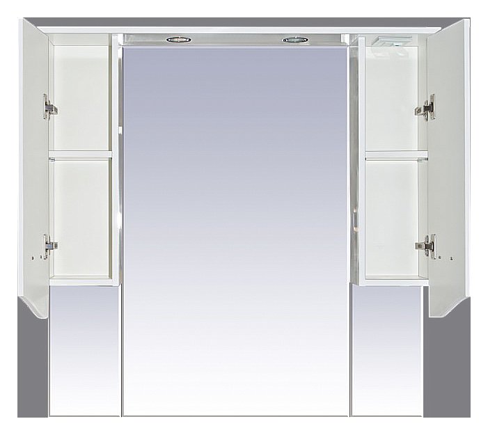 Зеркало со шкафом Misty Дрея 100 в ванную от интернет-магазине сантехники Sanbest