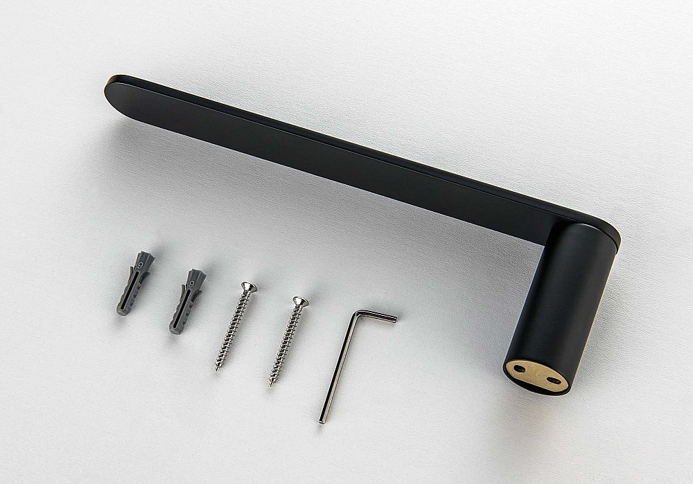 Полотенцедержатель Aquatek Лира AQ4419MB 23 черный матовый купить в интернет-магазине сантехники Sanbest