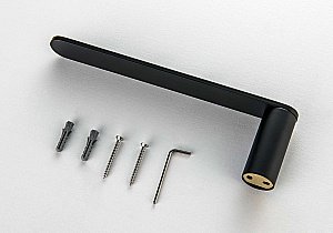 Полотенцедержатель Aquatek Лира AQ4419MB 23 черный матовый купить в интернет-магазине сантехники Sanbest