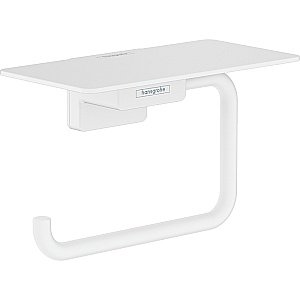 Держатель для туалетной бумаги Hansgrohe AddStoris 41772700 белый матовый купить в интернет-магазине сантехники Sanbest