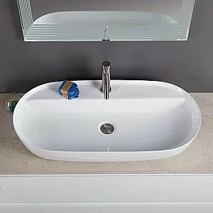 Раковина накладная Belbagno 82 BB1347 белая купить в интернет-магазине Sanbest