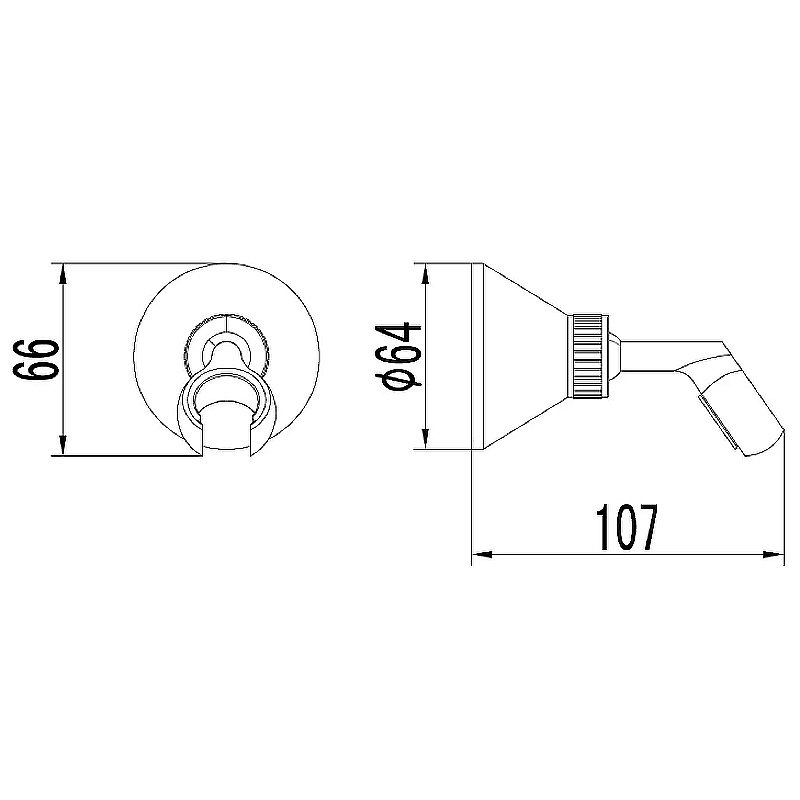 Держатель ручного душа Lemark LM8008B бронза купить в интернет-магазине сантехники Sanbest