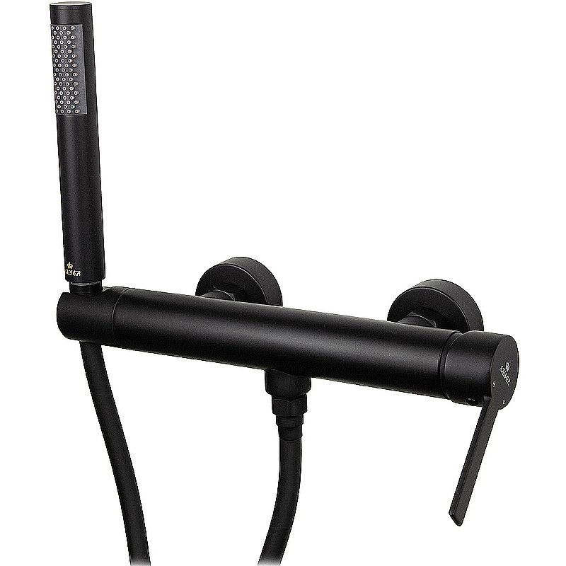 Смеситель для душа Kaiser Serio 05477-9 черный матовый купить в интернет-магазине сантехники Sanbest