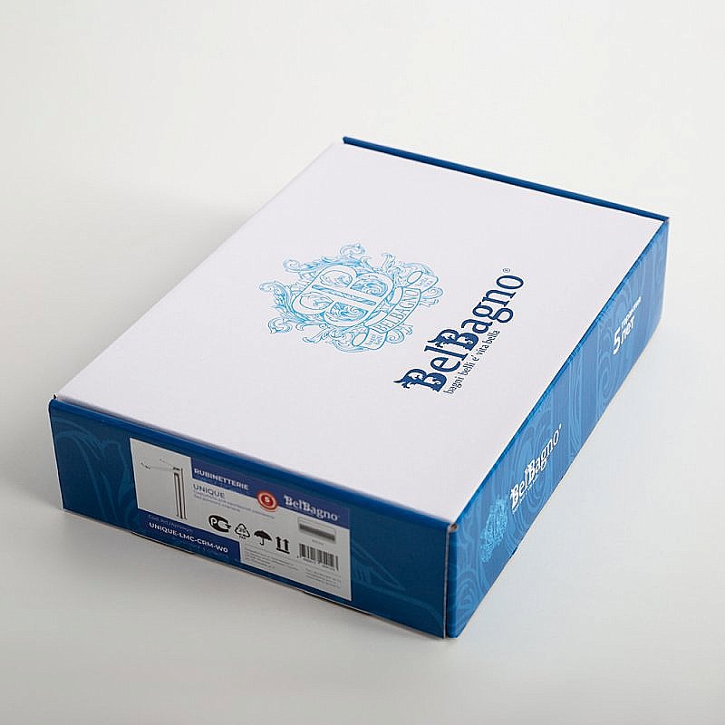 Смеситель для раковины BelBagno UNIQUE-LMC-CRM-W0 хром купить в интернет-магазине сантехники Sanbest