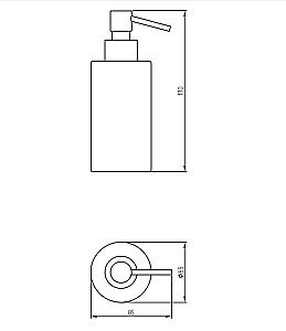Диспенсер Migliore Fortis 29918 бронза купить в интернет-магазине сантехники Sanbest