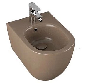 Биде подвесное ISVEA Infinity 10NF41001SV-2H коричневый матовый купить в интернет-магазине Sanbest