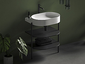 Раковина Ravak Yard 600 XJX0E260001 белый матовый купить в интернет-магазине Sanbest