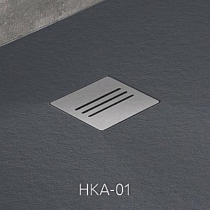 Душевой поддон Radaway Kyntos F antracite HKF160100-64 160x100 серый купить в интернет-магазине Sanbest