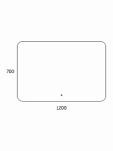 Зеркало Taliente Zled TA-Zled-B12070 120 в ванную от интернет-магазине сантехники Sanbest