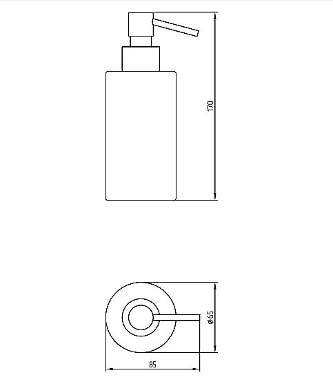 Диспенсер Migliore Fortis 29918 бронза купить в интернет-магазине сантехники Sanbest