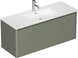 Тумба с раковиной и столешницей Allen Brau Gravity 120 1.370015.CGM олива матовая для ванной в интернет-магазине Sanbest