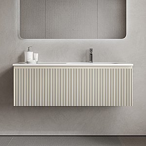 Тумба с раковиной Sancos Snob R 1.0 SNR1.0120LCE/SNR1.0120RCE Beige Soft для ванной в интернет-магазине Sanbest