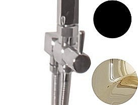 Дивертор Rav-Slezak MD0708CMATZ черный матовый/золото для смесителя в интернет-магазине сантехники Sanbest