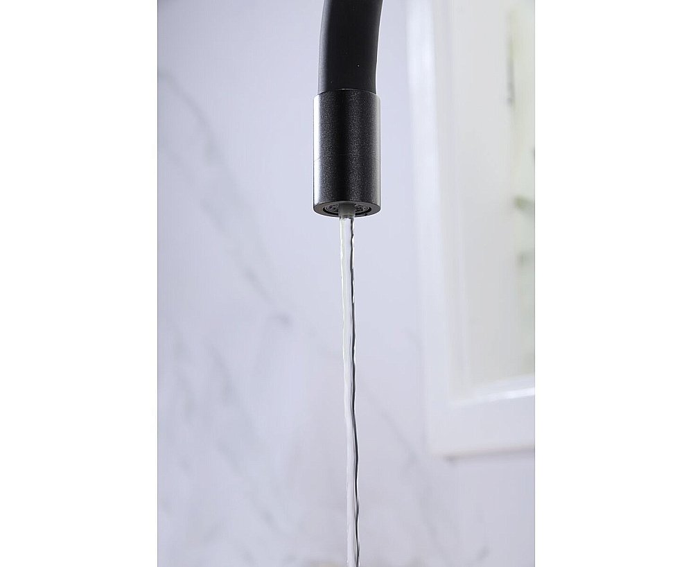 Смеситель для кухни Paulmark Salix Sa213419-BLM черный  купить в интернет-магазине сантехники Sanbest