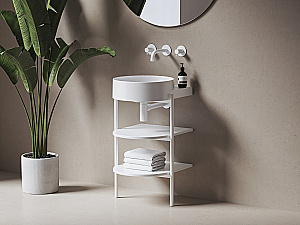 Раковина Ravak Yard 400 XJX0E040000 белый матовый купить в интернет-магазине Sanbest