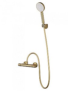 Смеситель для душа с термостатом WONZON & WOGHAND INN 5 WW-B1005-A-BG золото брашированное купить в интернет-магазине сантехники Sanbest