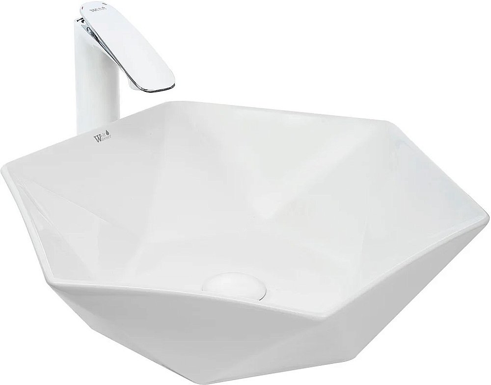 Накладная раковина WeltWasser WW ELBACH 1140 45 белая купить в интернет-магазине Sanbest