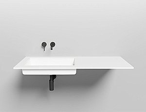 Раковина врезная снизу столешницы Salini MAREA 14 1802214M 60 из искусственного камня S-Stone, белая матовая купить в интернет-магазине Sanbest