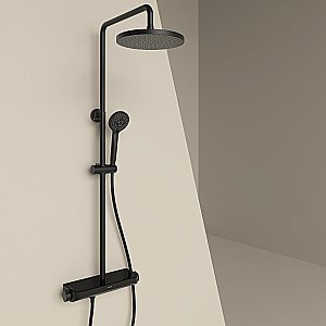 Душевая система Sancos Teo SC11002MB черный матовый купить в интернет-магазине сантехники Sanbest