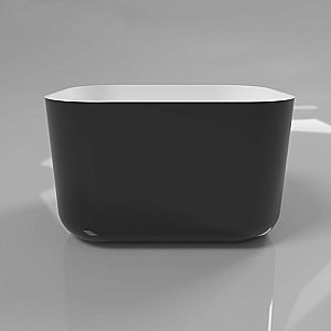 Раковина накладная WhiteCross Lazurit 50 0713.050040.10100 черная, белая купить в интернет-магазине Sanbest