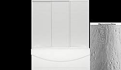 Шторка на ванну BAS ШТ00022 150x145 пластик Вотер купить в интернет-магазине сантехники Sanbest