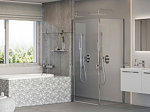 Верхний душ Ravak 982.02 X07P666 хром купить в интернет-магазине сантехники Sanbest